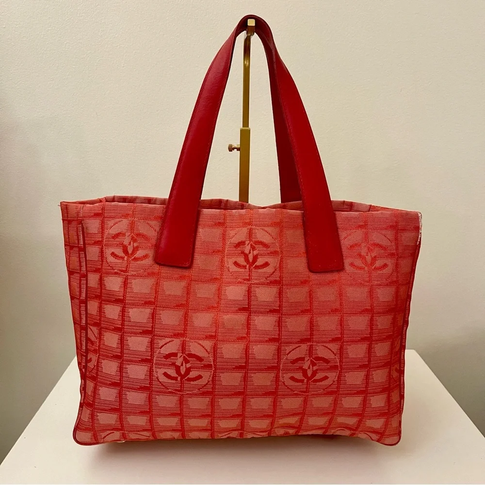 Authentic Chanel New Travel Line Tote PM Vintage from Japan